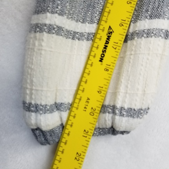 dRA‎ Los Angeles Jacket Women M White Cotton Lightweight Full Zip Pockets Bomber - Picture 9 of 11